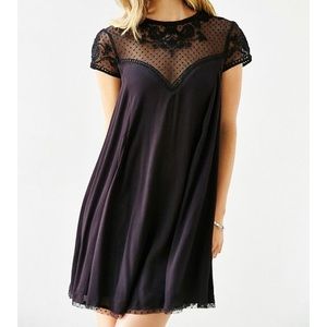 Urban Outfitters black trapeze dress